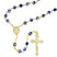 Gold Plated Tin Cut Crystal Rosary