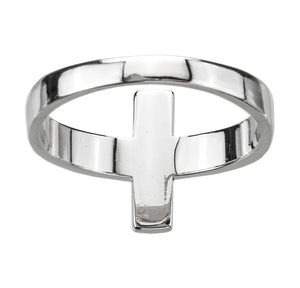 Men's Crucifix Ring – Sterling Silver Catholic Ring Sizes 9–12