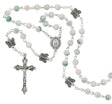 Pink and Green Butterfly First Communion Rosary