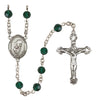 Blessed Trinity Sterling Silver Heirloom Rosary Fancy Crucifix