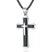 Titanium Steel Geometric Cross Necklace