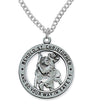 Round Cut-Out St. Christopher Medal
