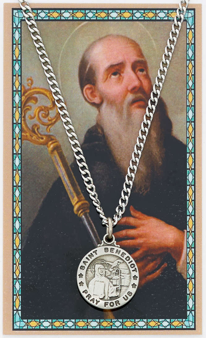 Saint St Benedict Medal on Adjustable Red Cord Bracelet, 8 Inch St Benedict Medal Story \u0026 Symbolism - True Devotionals