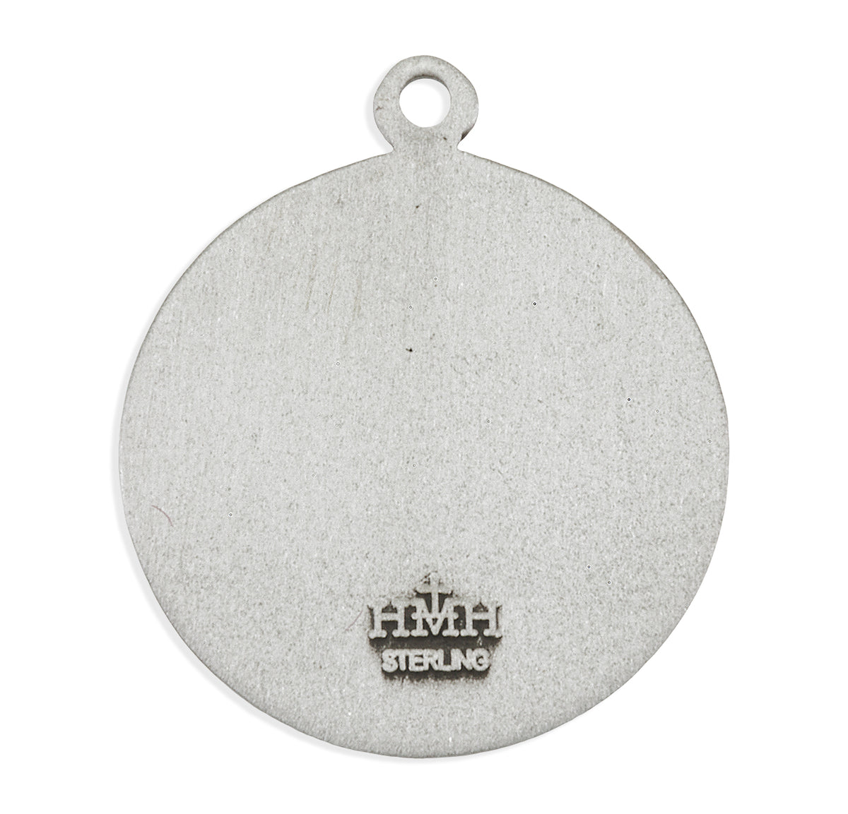 Profile of Jesus Medal Necklace, Sterling Silver