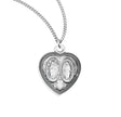 Miraculous Scapular Medal Necklace, Sterling Silver