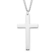 High Polish Latin Cross Necklace, Sterling Silver