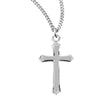 Classic Flared Cross Necklace, Sterling Silver