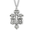 Pardon Crucifix Necklace, Sterling Silver