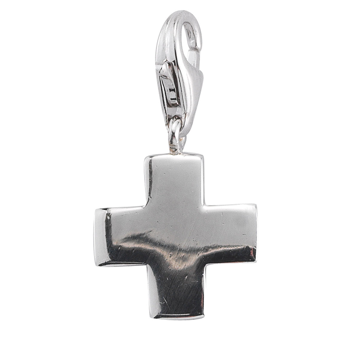 Tiny Cross Necklace, Sterling Silver