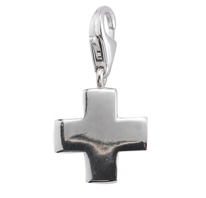 Tiny Cross Necklace, Sterling Silver
