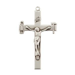 La Salette Crucifix Necklace, Sterling Silver