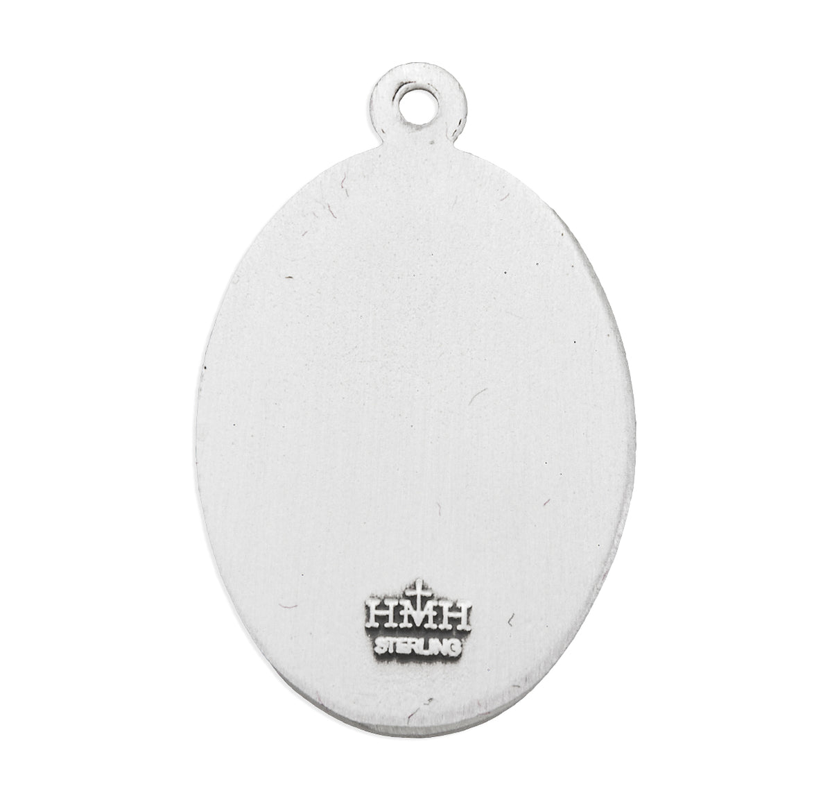 Blessed Solanus Casey Oval Medal Necklace, Sterling Silver
