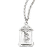 Our Lady of la Salette Medal Necklace, Sterling Silver