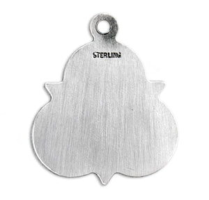 Saint Joseph Trinity Symbol Medal Necklace, Sterling Silver