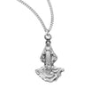 Child's Our Lady of Grace Medal Necklace, Sterling Silver