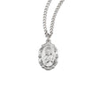 Saint Joseph Oval Medal Necklace, Sterling Silver