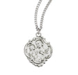 Saint Joseph Baroque Medal Necklace, Sterling Silver