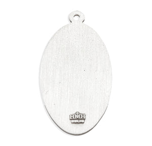 Saint Sebastian Military Medal Necklace, Sterling Silver