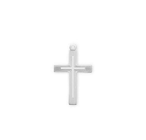 Extra Large Cross Necklace, Sterling Silver