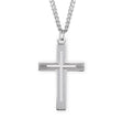 Extra Large Cross Necklace, Sterling Silver