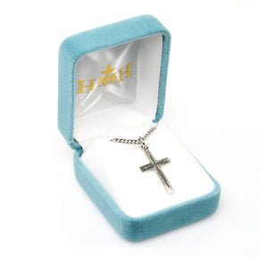 Extra Large Cross Necklace, Sterling Silver