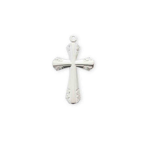 High Polish Within a Cross Necklace, Sterling Silver
