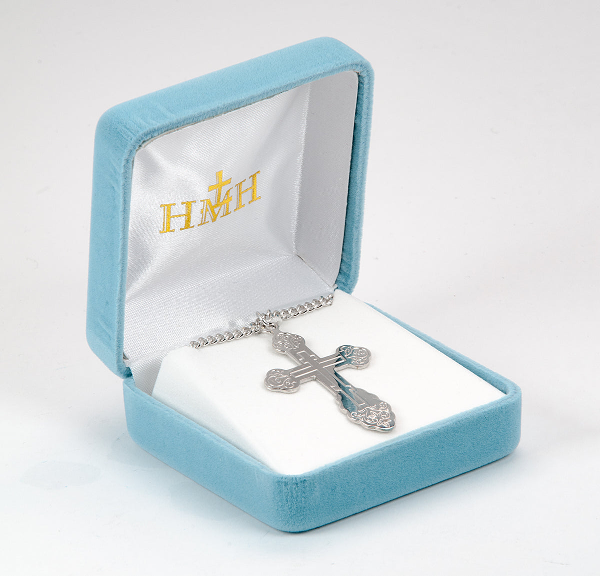 Byzantine Cross Necklace, Sterling Silver