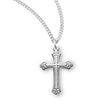 Medium Cross Necklace, Sterling Silver
