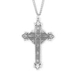 Ornate Cross Necklace, Sterling Silver