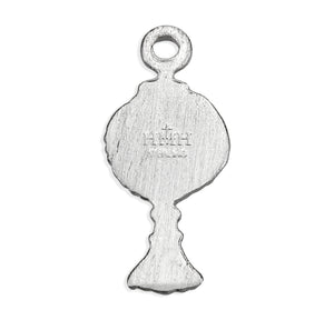 Medium Monstrance Pendant Necklace, Sterling Silver