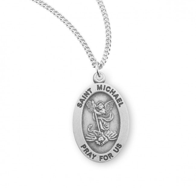 Child Size Oval St. Michael Medal