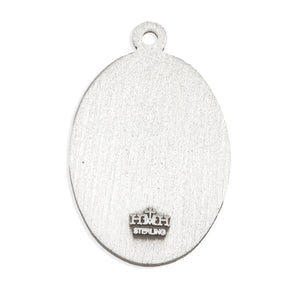Saint Sebastian Protect This Medal Necklace, Sterling Silver