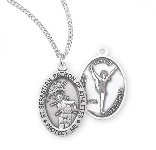 Saint Sebastian Cheerleading Athlete Medal