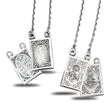 Two Piece Miraculous Medals, Sterling Silver