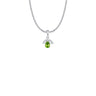 Angel Wing Birthstone Necklace