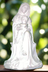 Madonna and Child Statue in White Resin - 6 inches