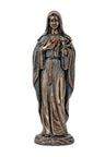 Immaculate Heart of Mary 8-Inch Statue, Hand-Painted Finish Options