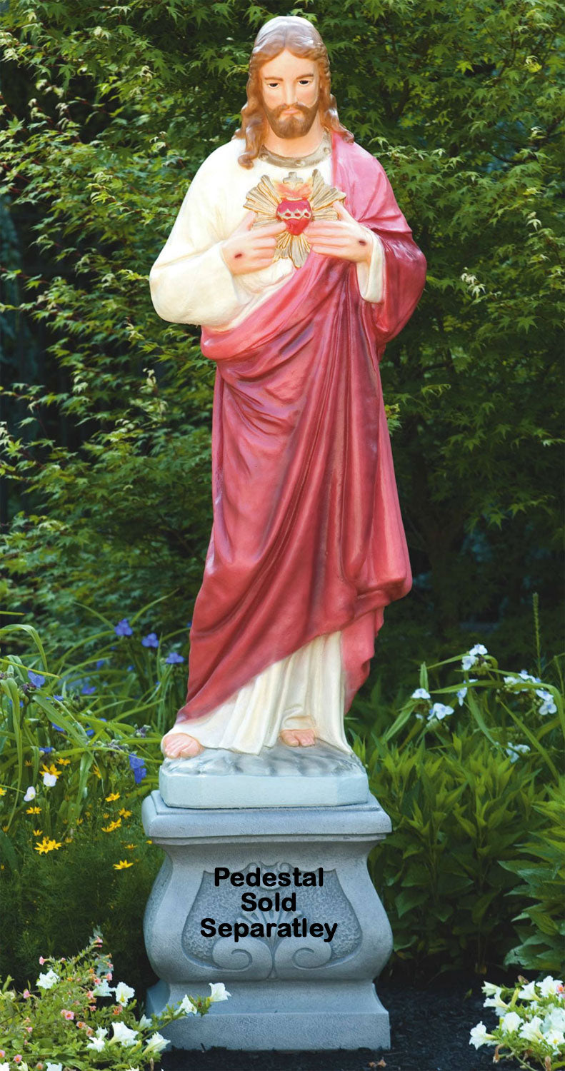Sacred Heart Church Size Statue 63.5 Inches