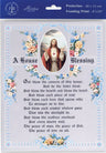Sacred Heart of Jesus House Blessing Print - Sold in 3 per pack