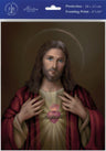 Sacred Heart of Jesus Print - Sold in 3 per pack