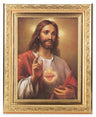 Sacred Heart of Jesus by La Fuente 6x8 Print Under Glass