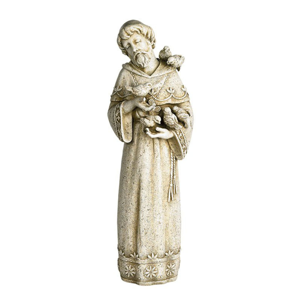 Saint Francis Outdoor Garden Statue 23 Inch High