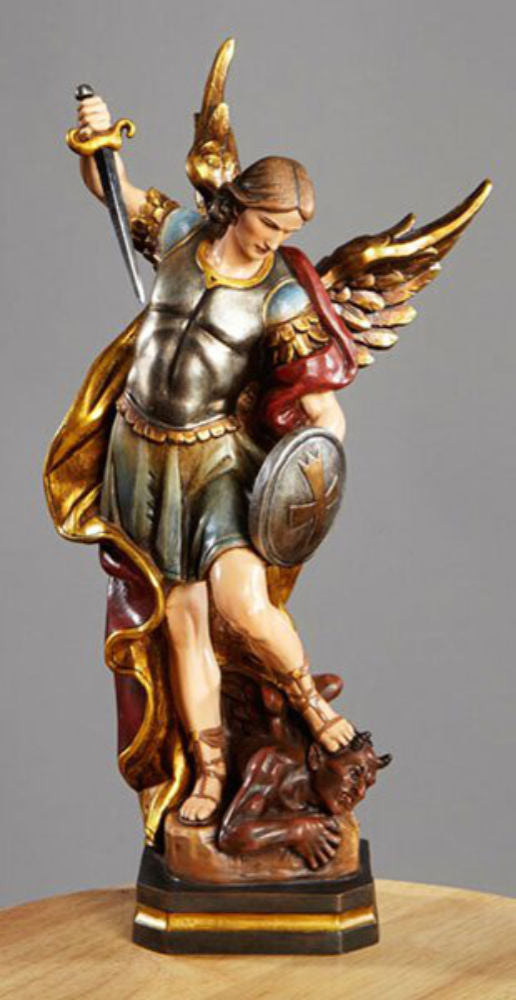 Saint Michael 12 Inch High Statue