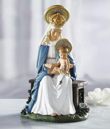 Seated Madonna 6 Inches High Statue