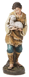 Shepherd & Lamb Statue - 39" Scale