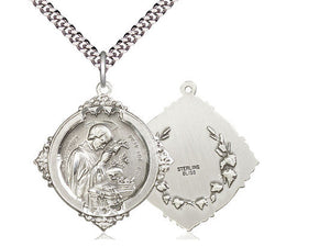 St Aloysius Sterling Silver Medal