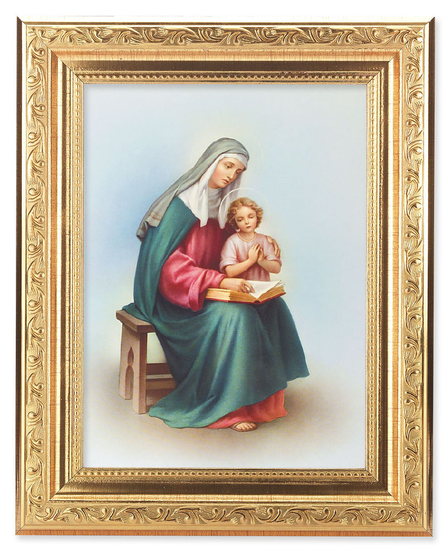 St. Anne and Mary 6x8 Print Under Glass