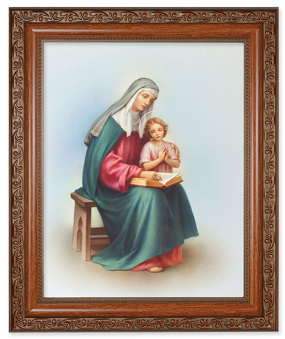 St. Anne and Mary 8x10 Framed Print Under Glass