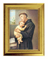 St. Anthony 5x7 Print in Gold-Leaf Frame