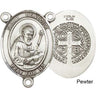 St. Benedict Rosary Centerpiece Sterling Silver or Pewter
